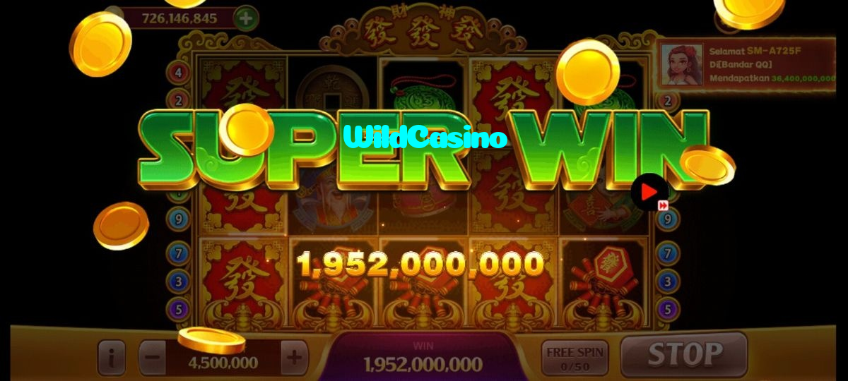 WildCasino casino presented on mobile device in Pakistan with slots and live games
